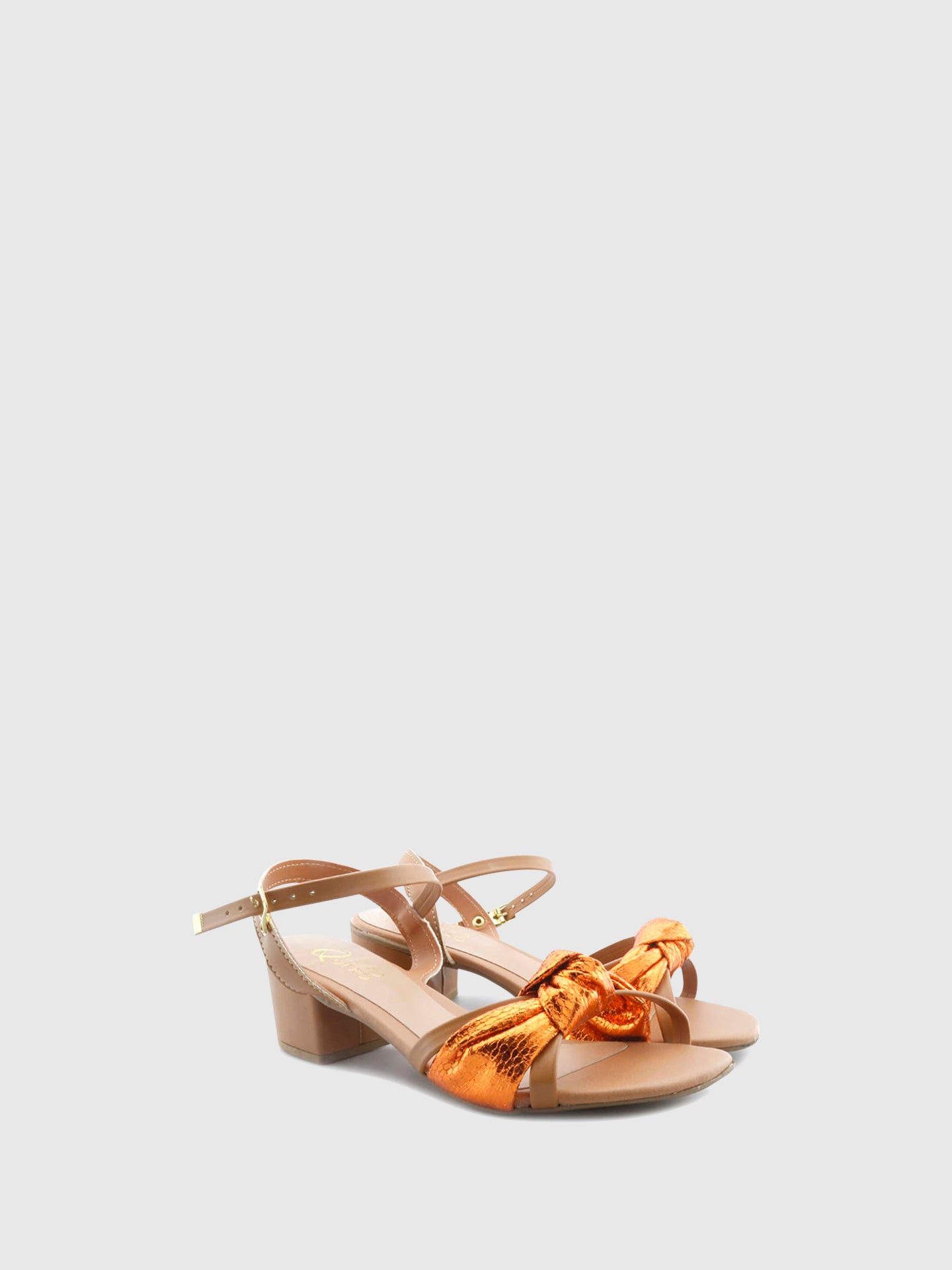 PARODI SHOES Sandálias com Tira no Tornozelo 13/QQ0633TANGERINA Orange
